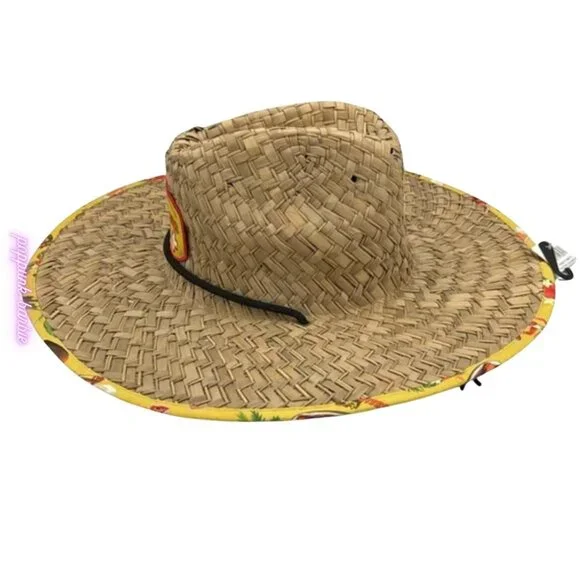 Hooters‎ Beach Lifeguard Straw Hat NWT RARE